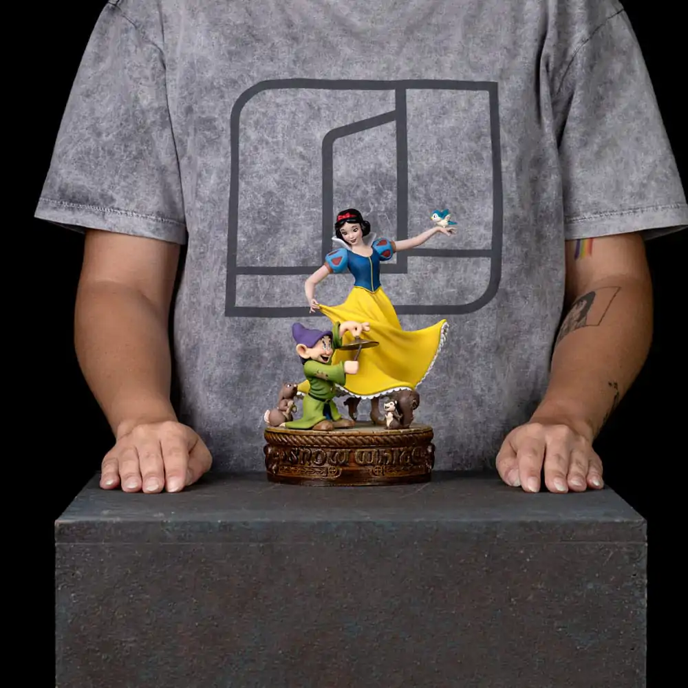 Sněhurka a sedm trpaslíků Art Scale Statue 1/10 Sněhurka a Šmudla 21 cm fotografii produktu