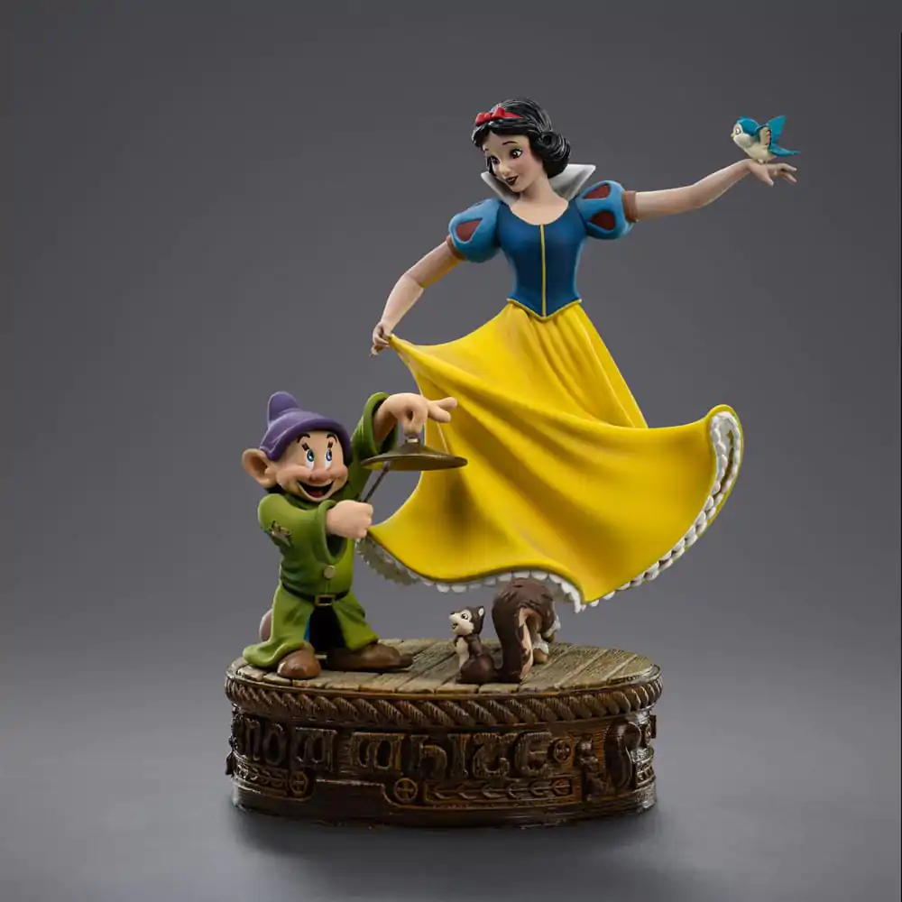 Sněhurka a sedm trpaslíků Art Scale Statue 1/10 Sněhurka a Šmudla 21 cm fotografii produktu