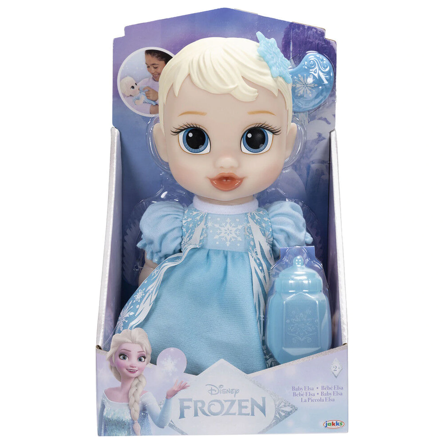 Snuggly Disney Frozen Elsa miminko panenka 30cm fotografii produktu