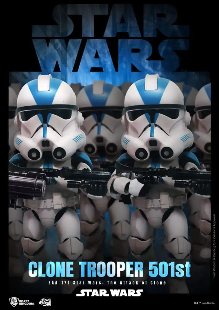 Star Wars Egg Attack akční figurka Clone Trooper 501st 16 cm fotografii produktu