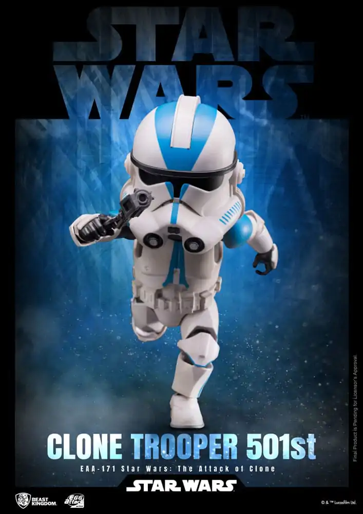 Star Wars Egg Attack akční figurka Clone Trooper 501st 16 cm fotografii produktu