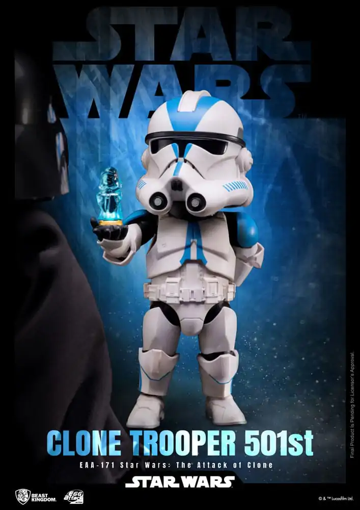 Star Wars Egg Attack akční figurka Clone Trooper 501st 16 cm fotografii produktu