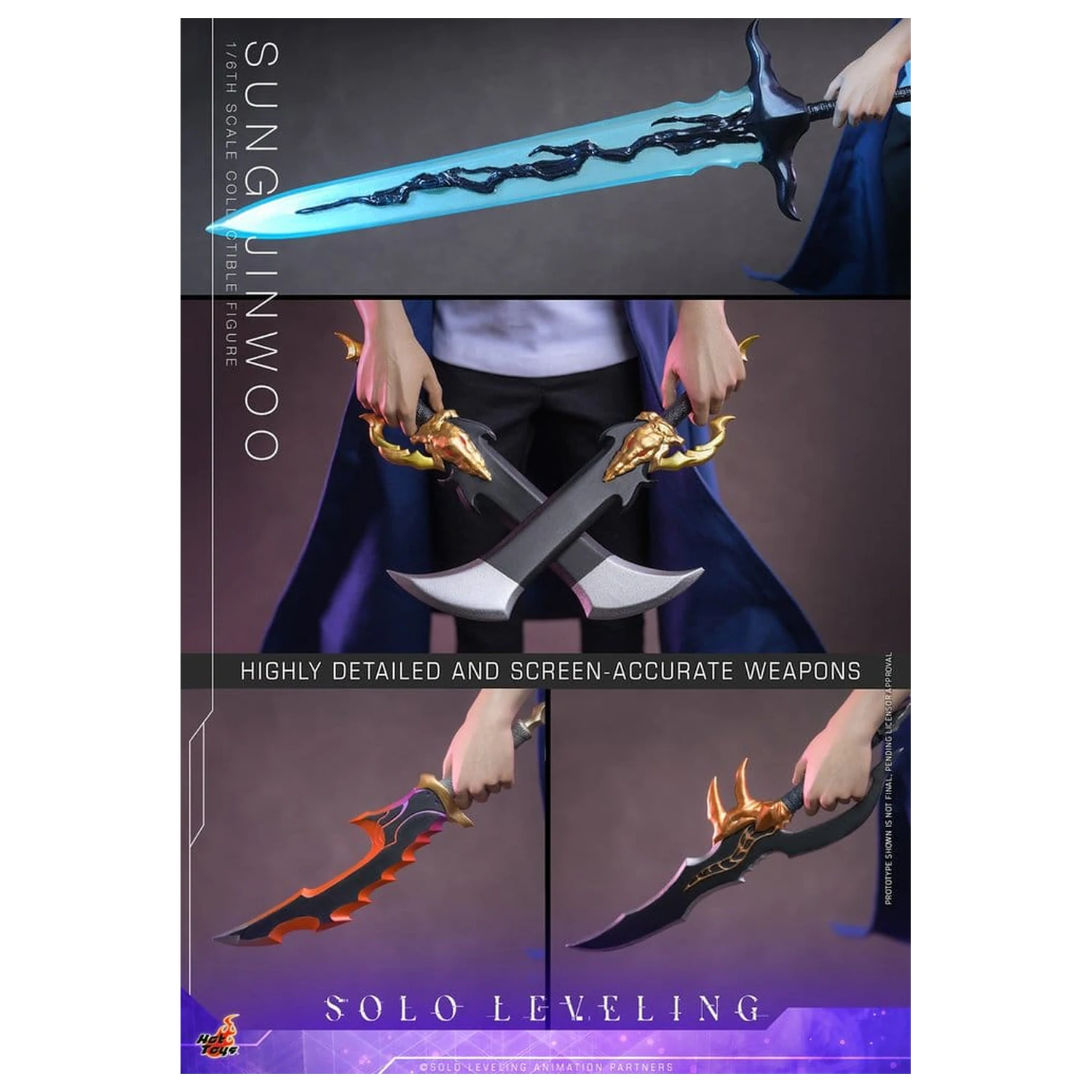 Solo Leveling Akční figurka 1/6 Sung Jinwoo 32 cm fotografii produktu