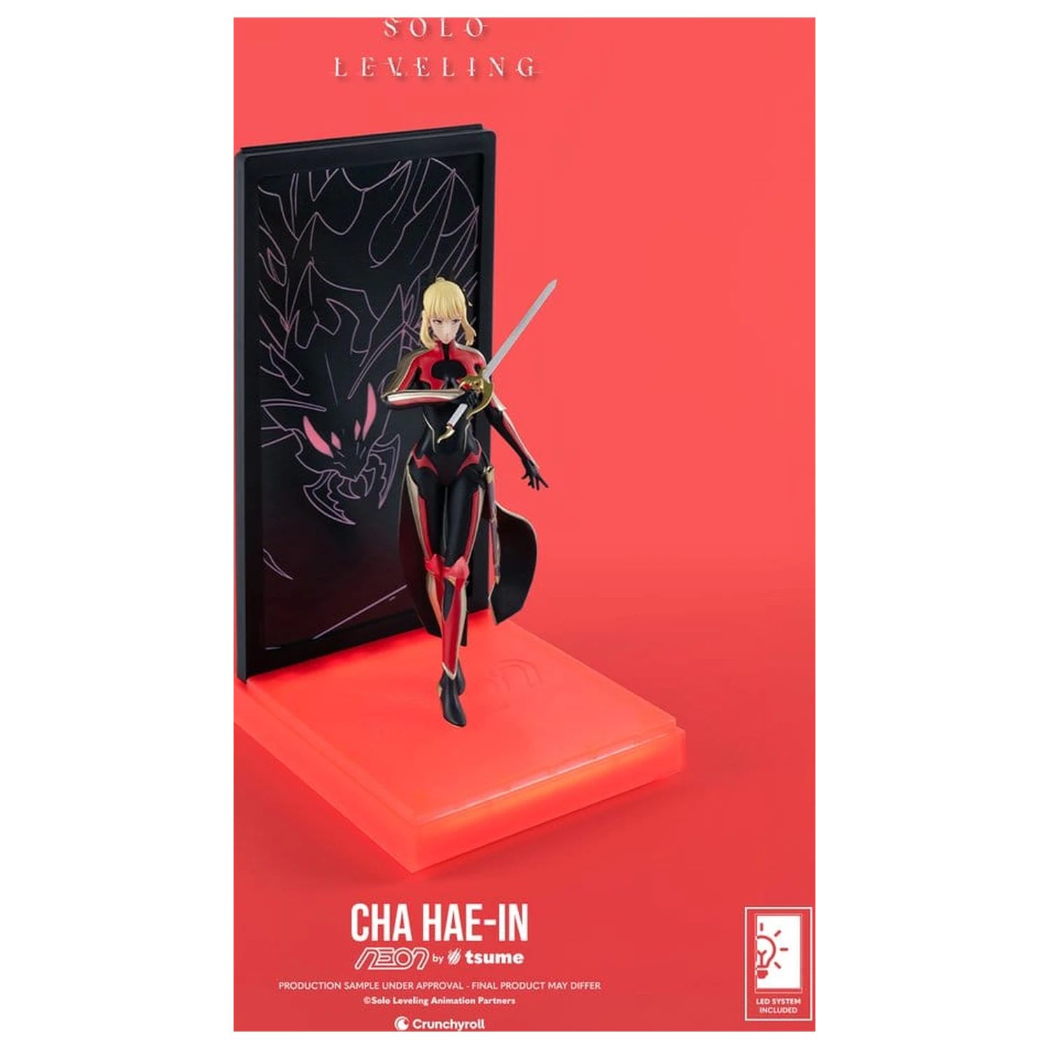 Solo Leveling Neon Figurka 1/9 Cha Hae-In 20 cm fotografii produktu
