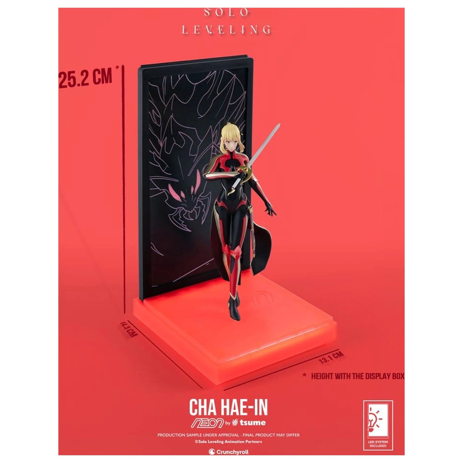 Solo Leveling Neon Figurka 1/9 Cha Hae-In 20 cm fotografii produktu