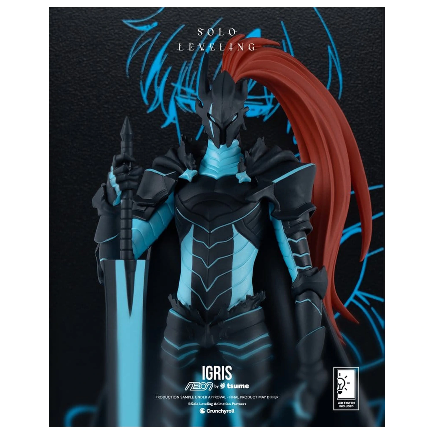Solo Leveling Neon Figurka 1/9 Igris 20 cm fotografii produktu