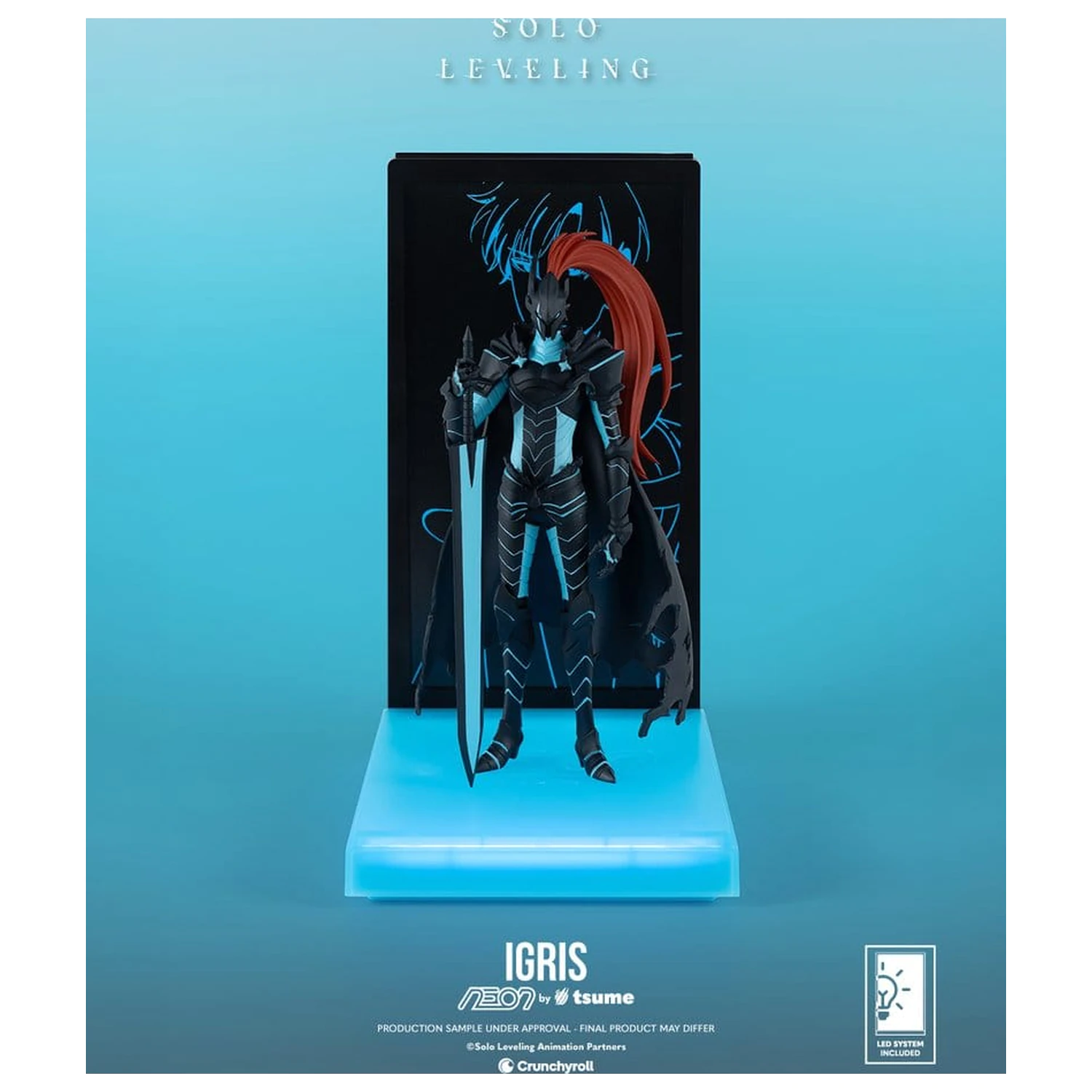 Solo Leveling Neon Figurka 1/9 Igris 20 cm fotografii produktu