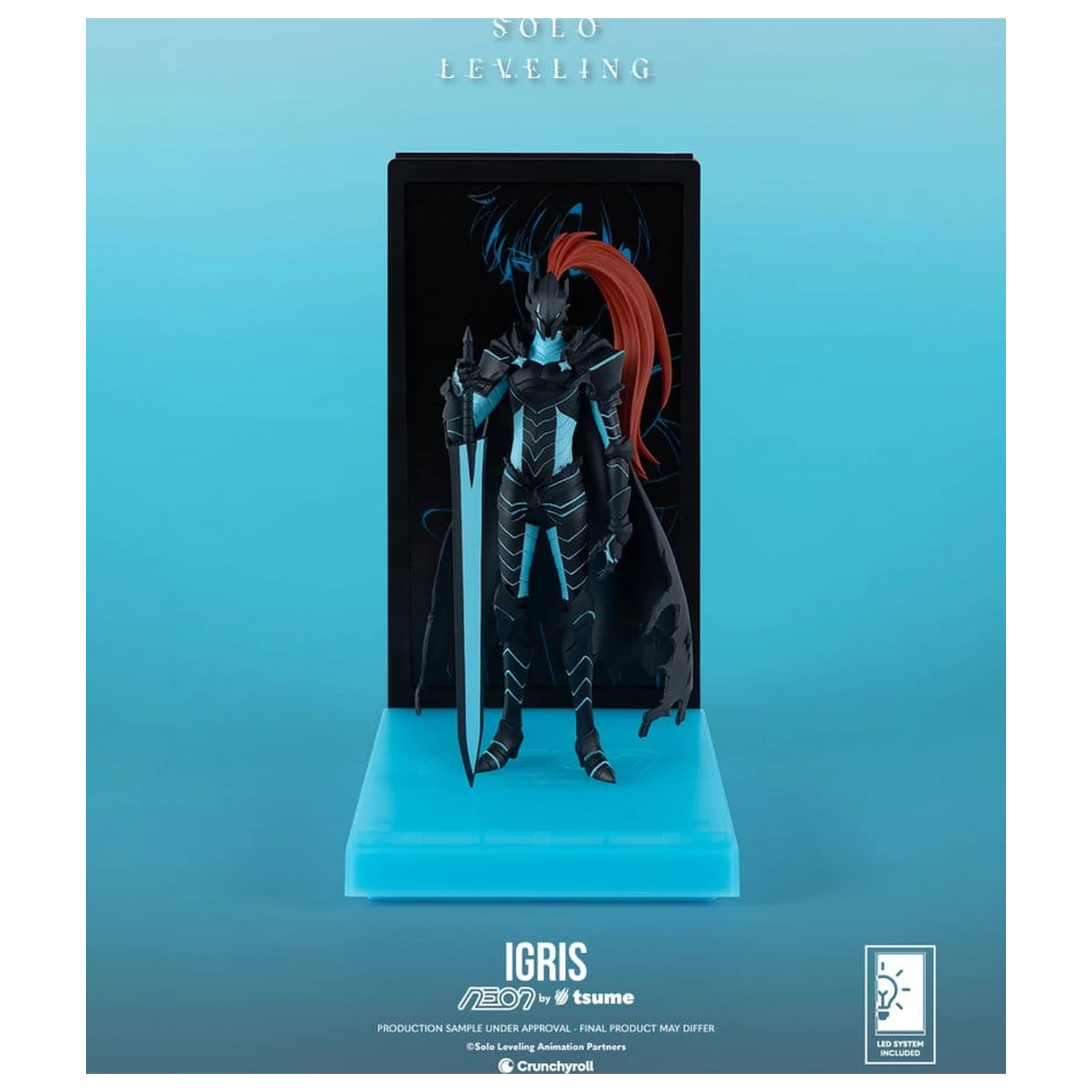 Solo Leveling Neon Figurka 1/9 Igris 20 cm fotografii produktu