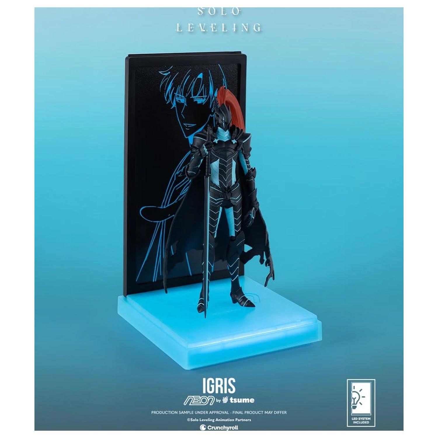 Solo Leveling Neon Figurka 1/9 Igris 20 cm fotografii produktu