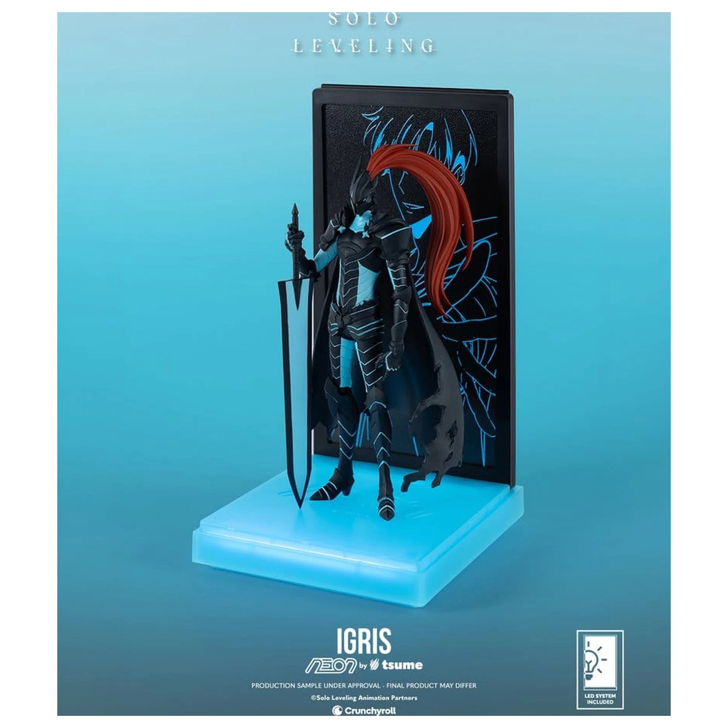 Solo Leveling Neon Figurka 1/9 Igris 20 cm fotografii produktu