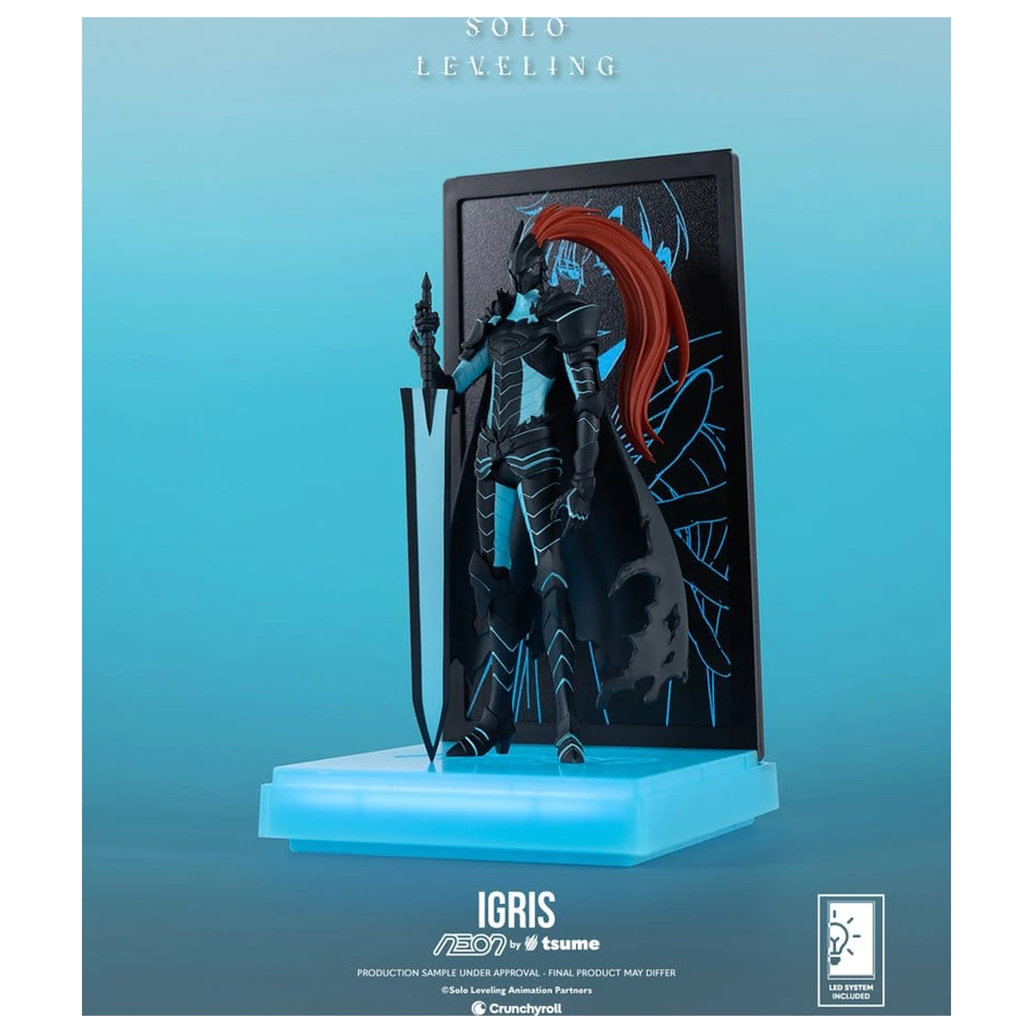Solo Leveling Neon Figurka 1/9 Igris 20 cm fotografii produktu
