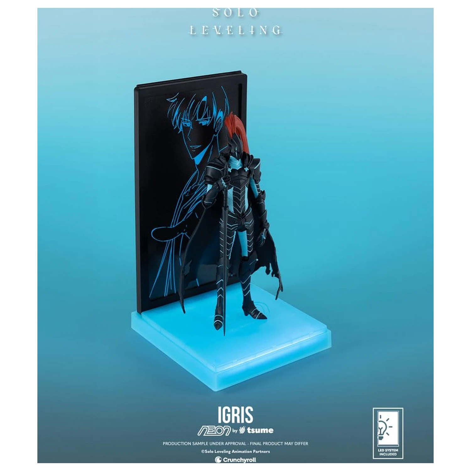 Solo Leveling Neon Figurka 1/9 Igris 20 cm fotografii produktu