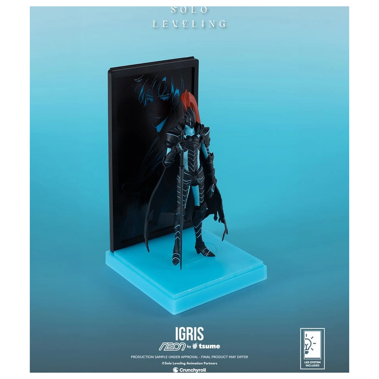 Solo Leveling Neon Figurka 1/9 Igris 20 cm fotografii produktu