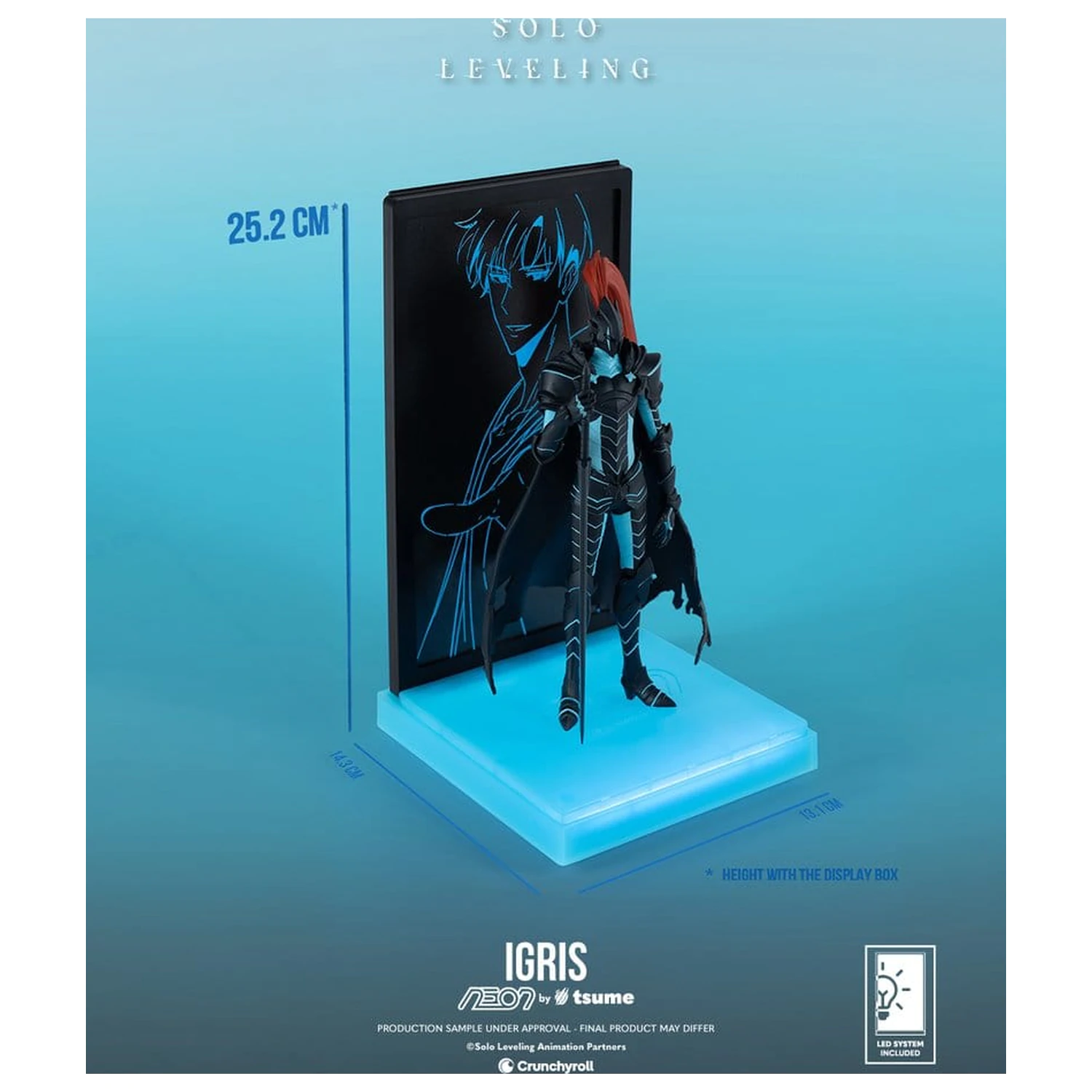 Solo Leveling Neon Figurka 1/9 Igris 20 cm fotografii produktu