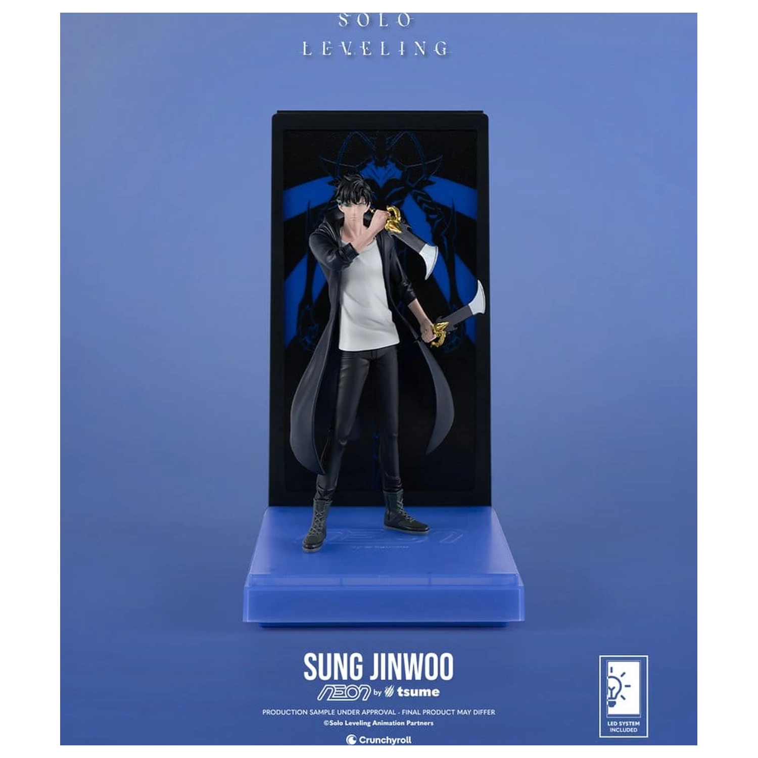 Solo Leveling Neon Figurka 1/9 Sung Jinwoo 20 cm fotografii produktu