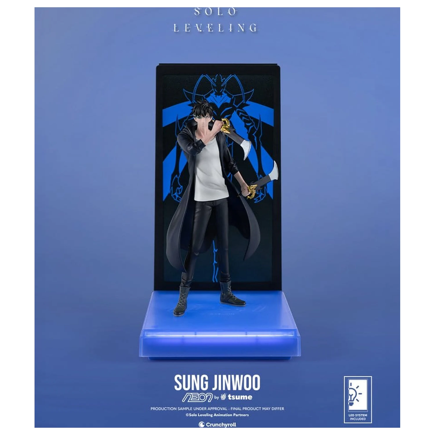 Solo Leveling Neon Figurka 1/9 Sung Jinwoo 20 cm fotografii produktu