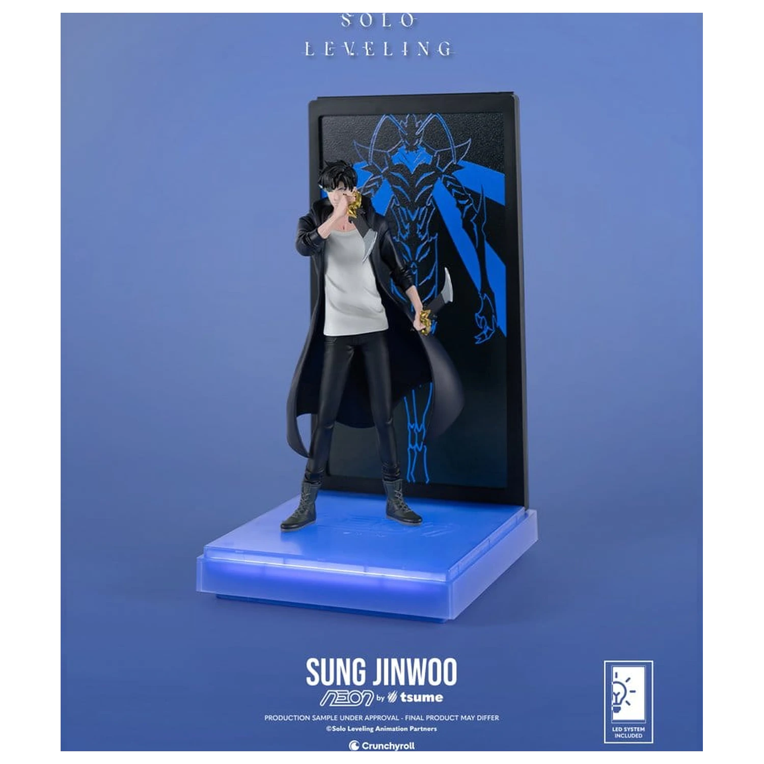Solo Leveling Neon Figurka 1/9 Sung Jinwoo 20 cm fotografii produktu