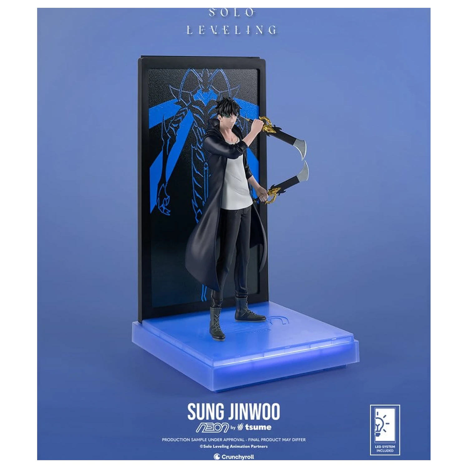 Solo Leveling Neon Figurka 1/9 Sung Jinwoo 20 cm fotografii produktu