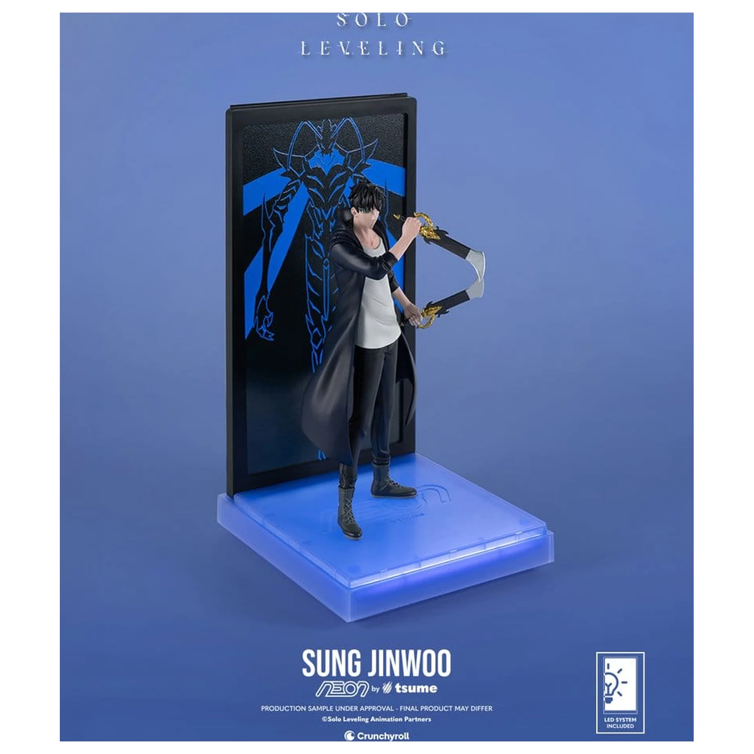 Solo Leveling Neon Figurka 1/9 Sung Jinwoo 20 cm fotografii produktu