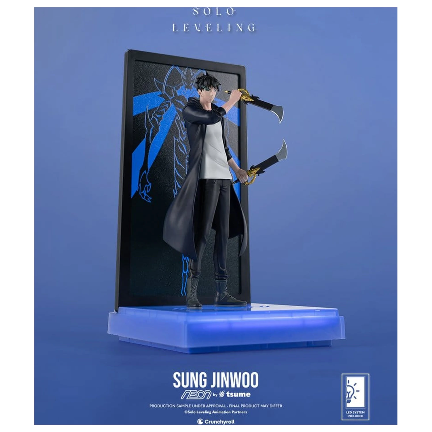 Solo Leveling Neon Figurka 1/9 Sung Jinwoo 20 cm fotografii produktu