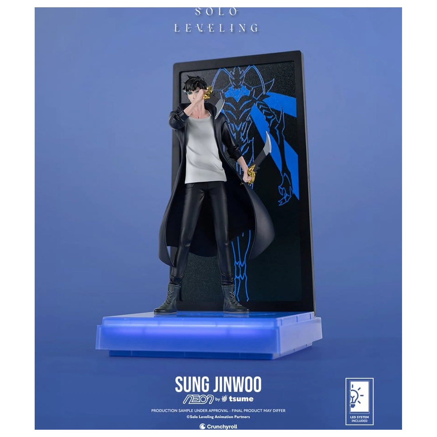 Solo Leveling Neon Figurka 1/9 Sung Jinwoo 20 cm fotografii produktu