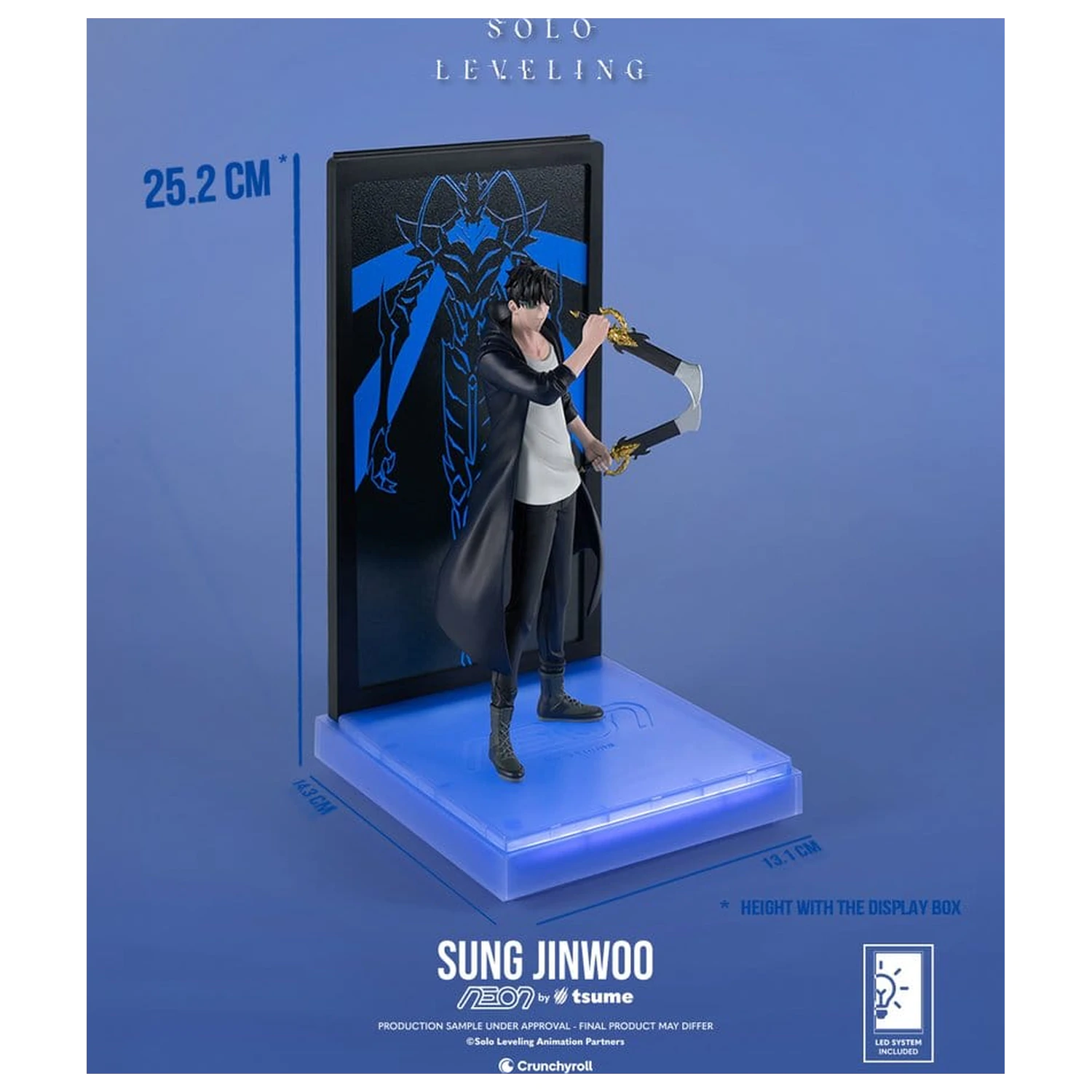 Solo Leveling Neon Figurka 1/9 Sung Jinwoo 20 cm fotografii produktu