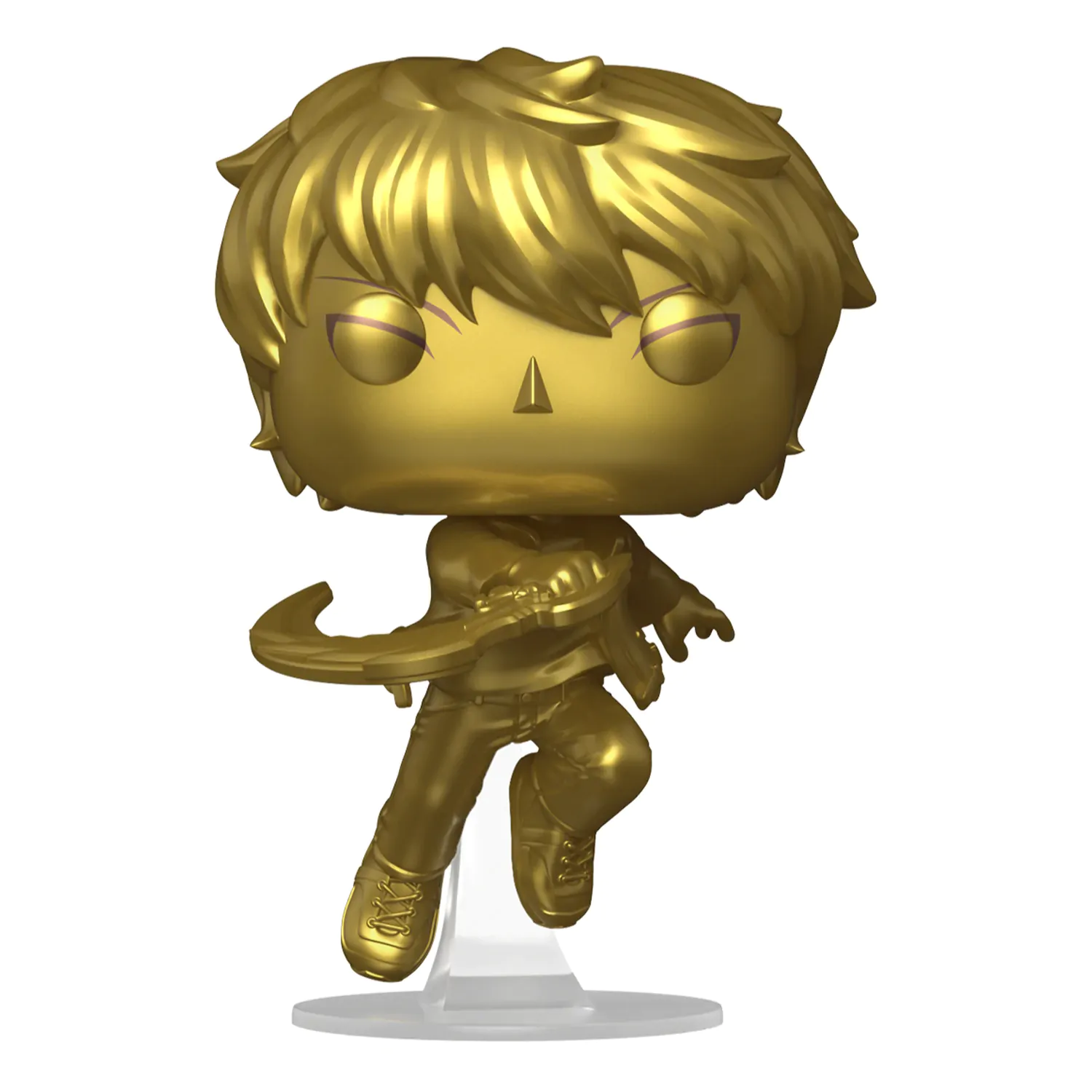 Solo Leveling Pop! Animation Vinylová figurka Sung Jinwoo (Gold) Exlusive Edition 10 cm fotografii produktu