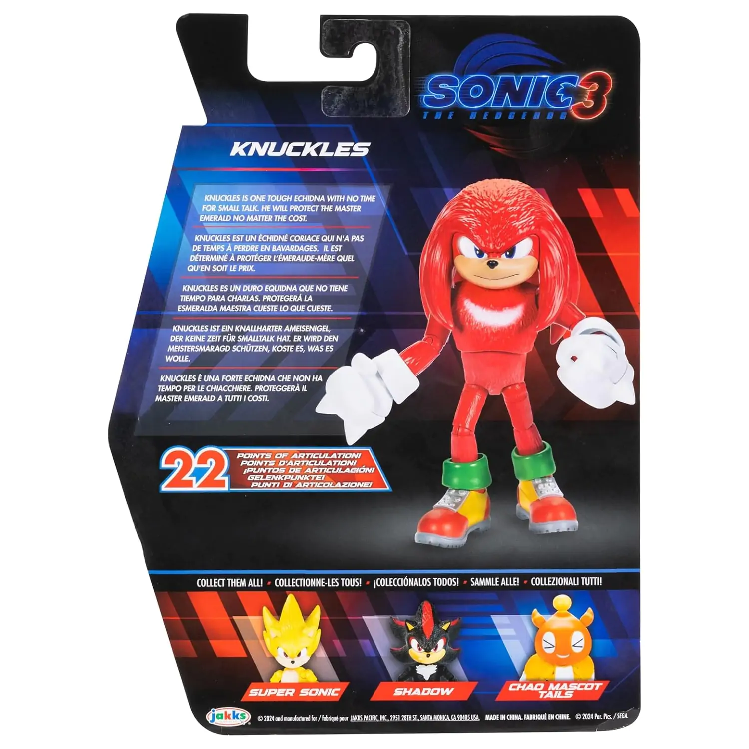 Sonic 3 figure - Knuckles figura fotografii produktu
