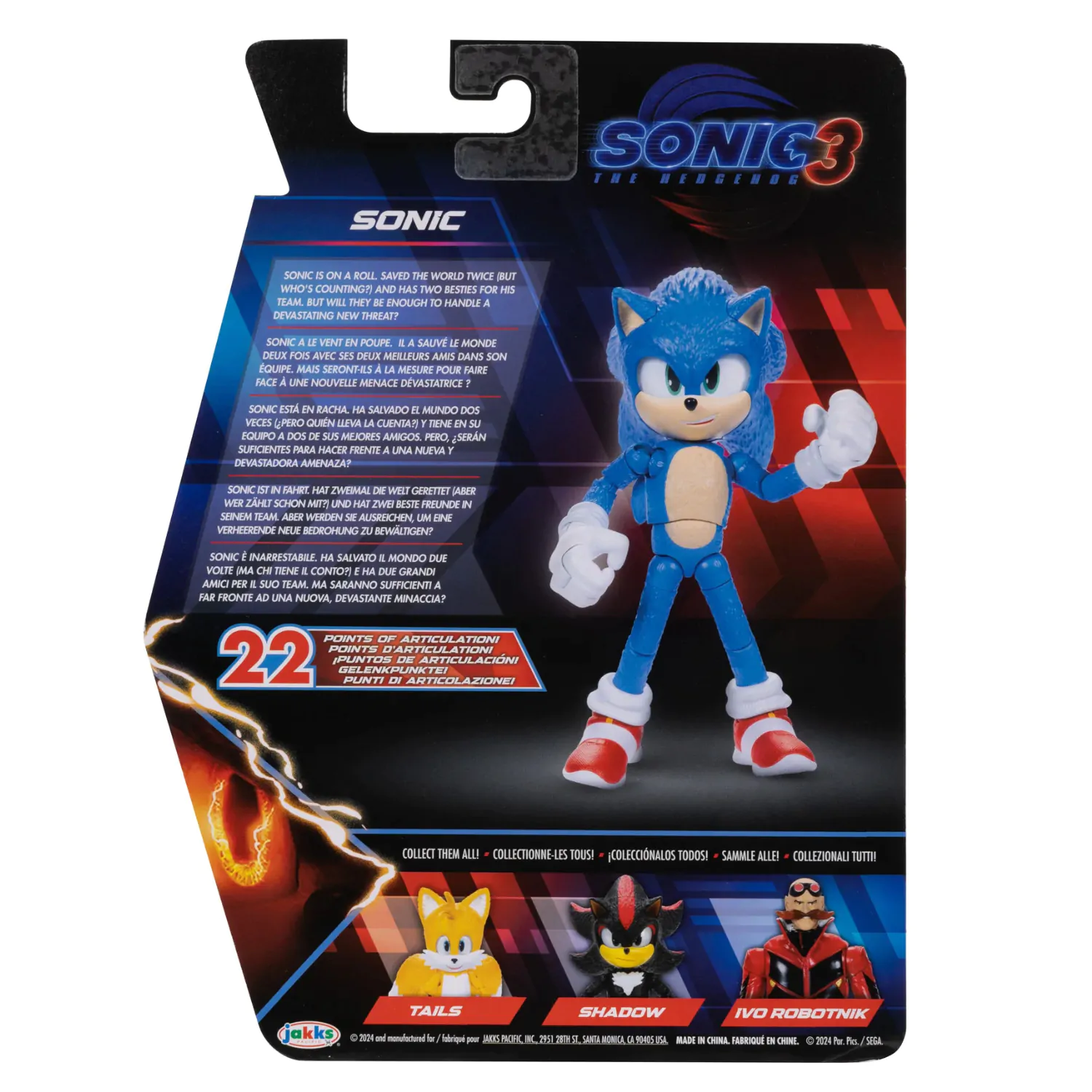 Sonic 3 figurka - Sonic fotografii produktu