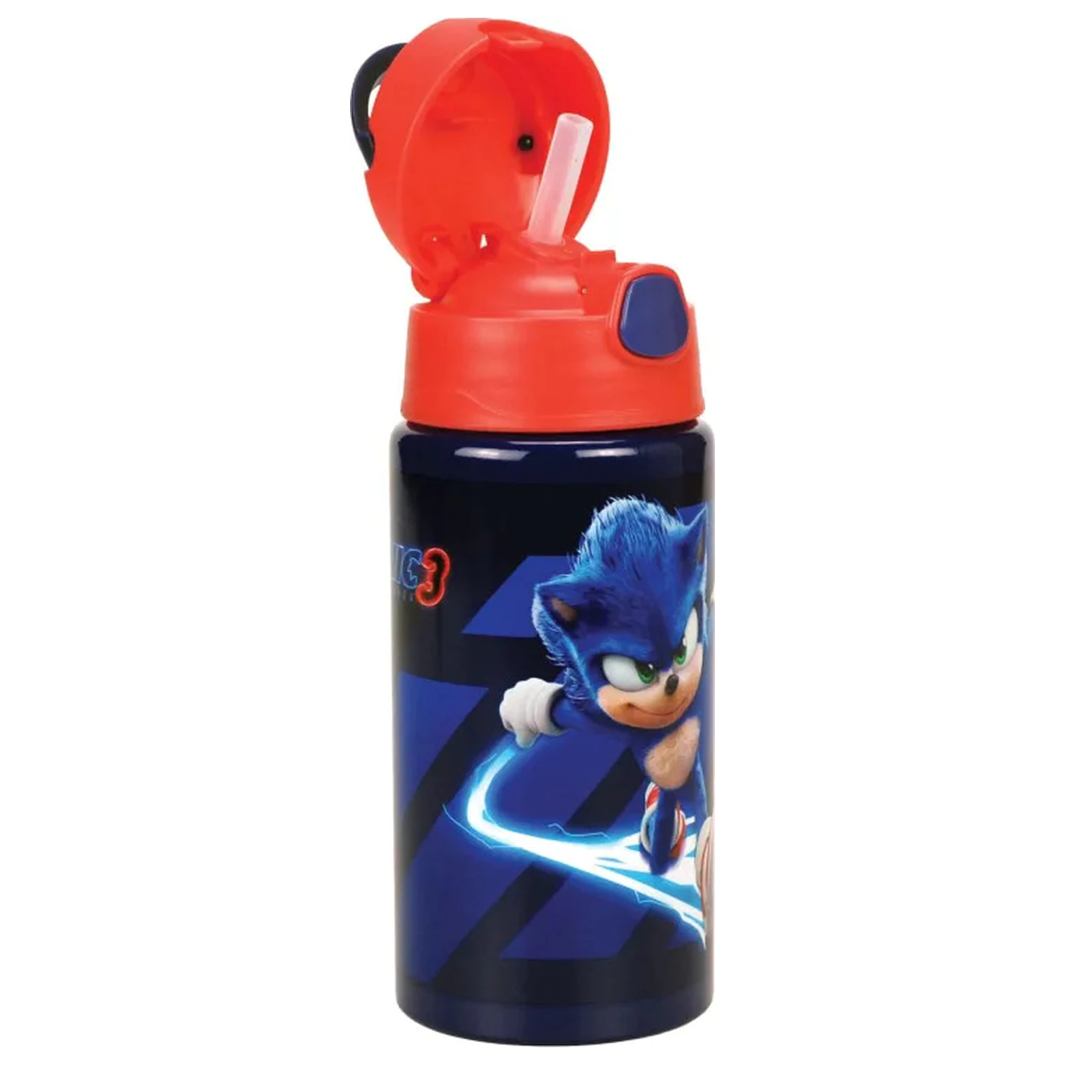 Sonic Brawn hliníková lahev na vodu se slámkou a závěsem 500 ml fotografii produktu