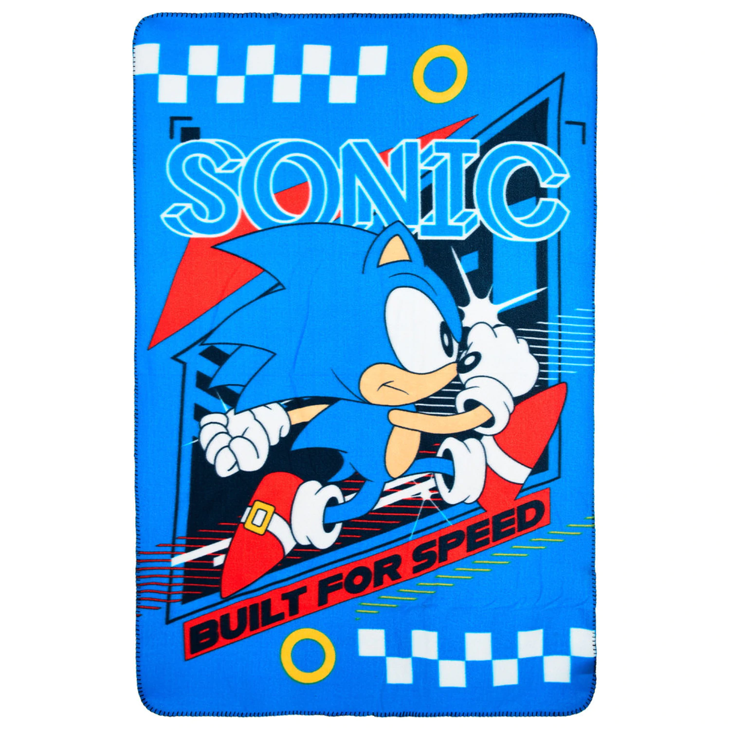 Sonic Built for Speed fleecová deka fotografii produktu