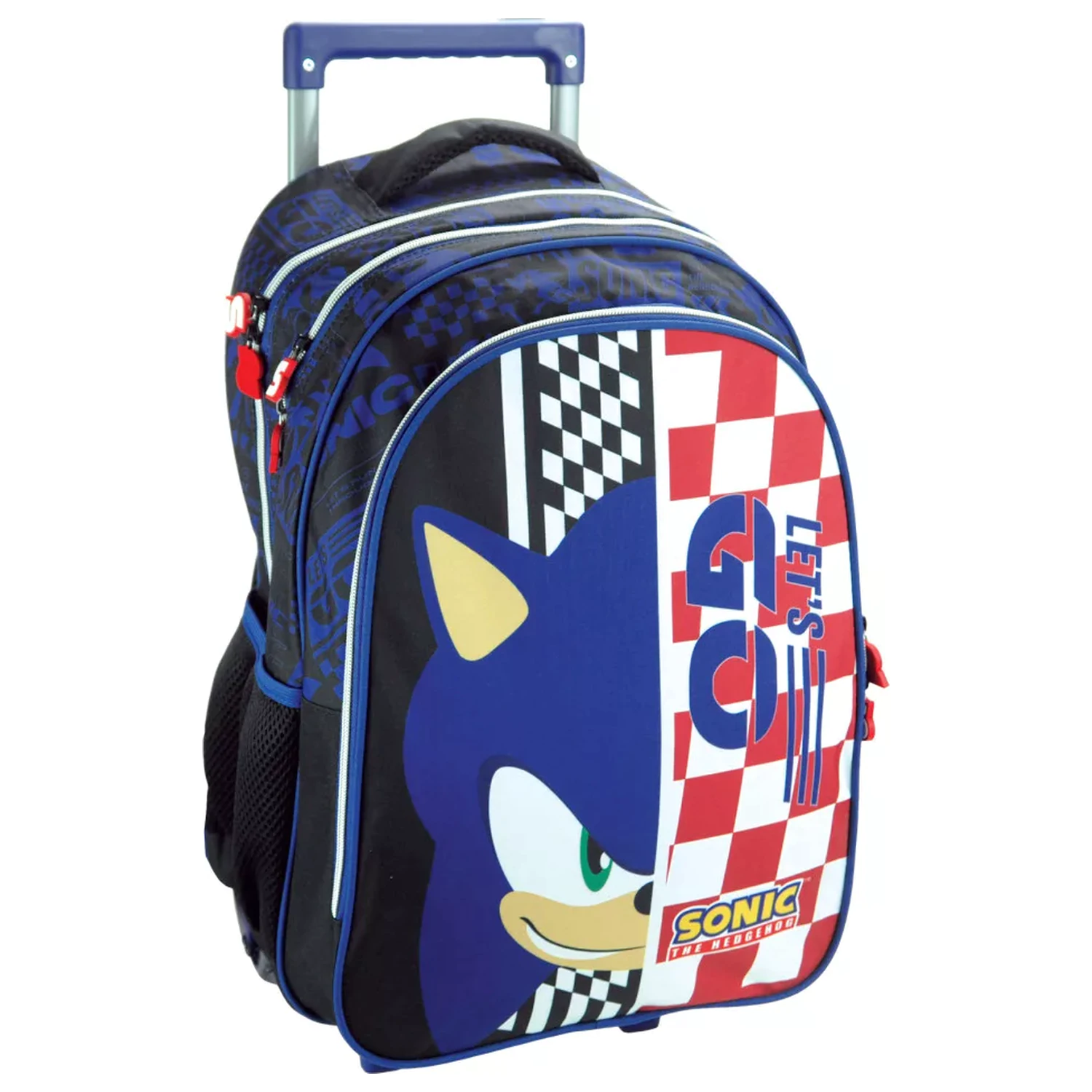 Sonic Champion Racer školní taška na kolečkách, taška 46 cm fotografii produktu