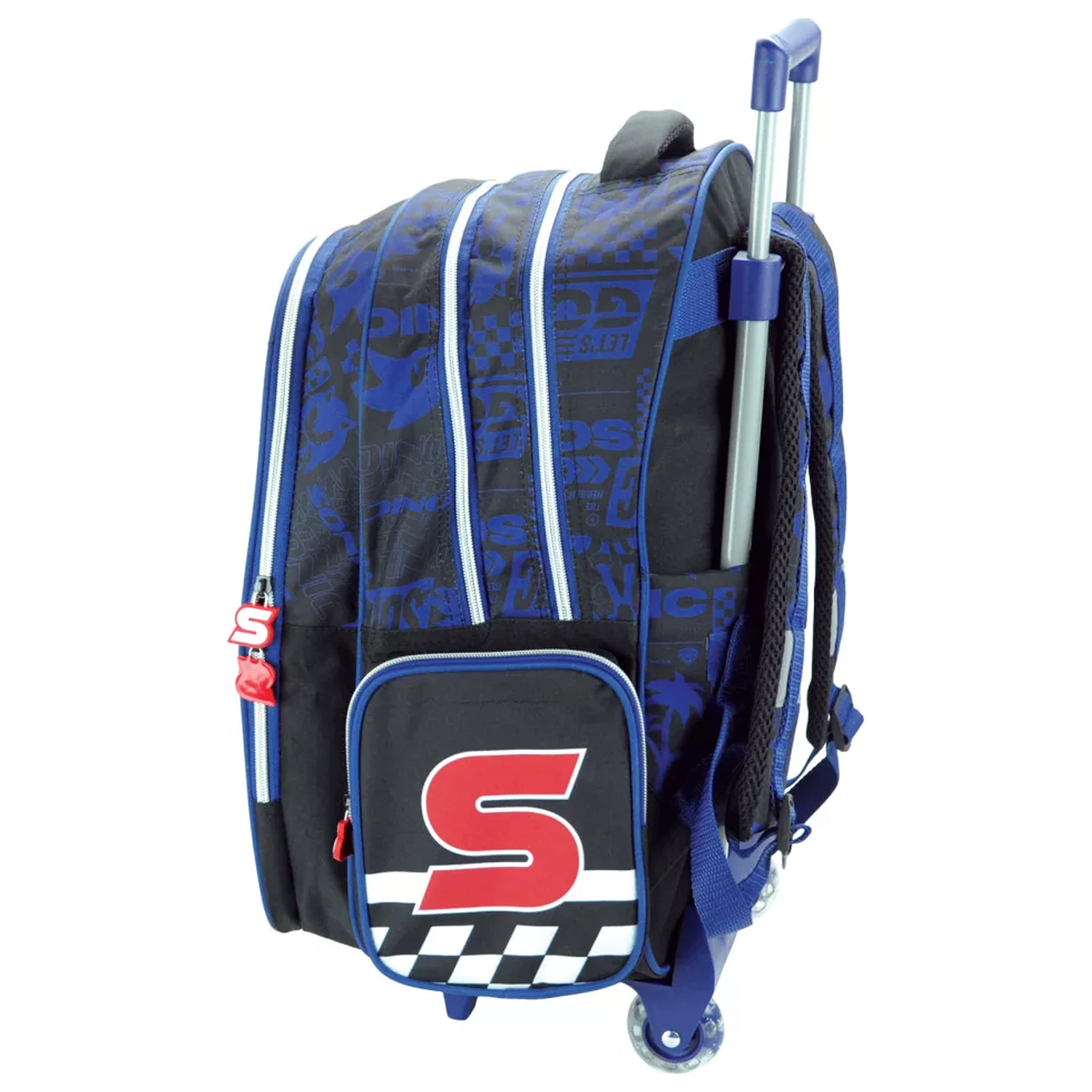 Sonic Champion Racer školní taška na kolečkách, taška 46 cm fotografii produktu
