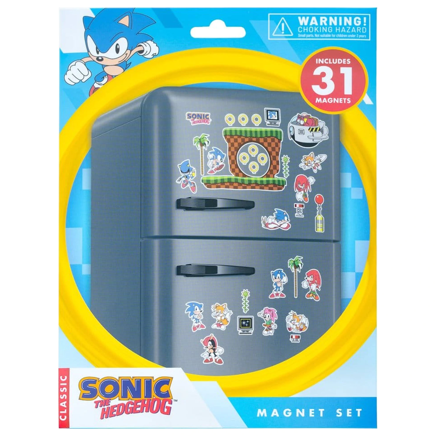 Sonic sada vyřezávaných magnetů fotografii produktu