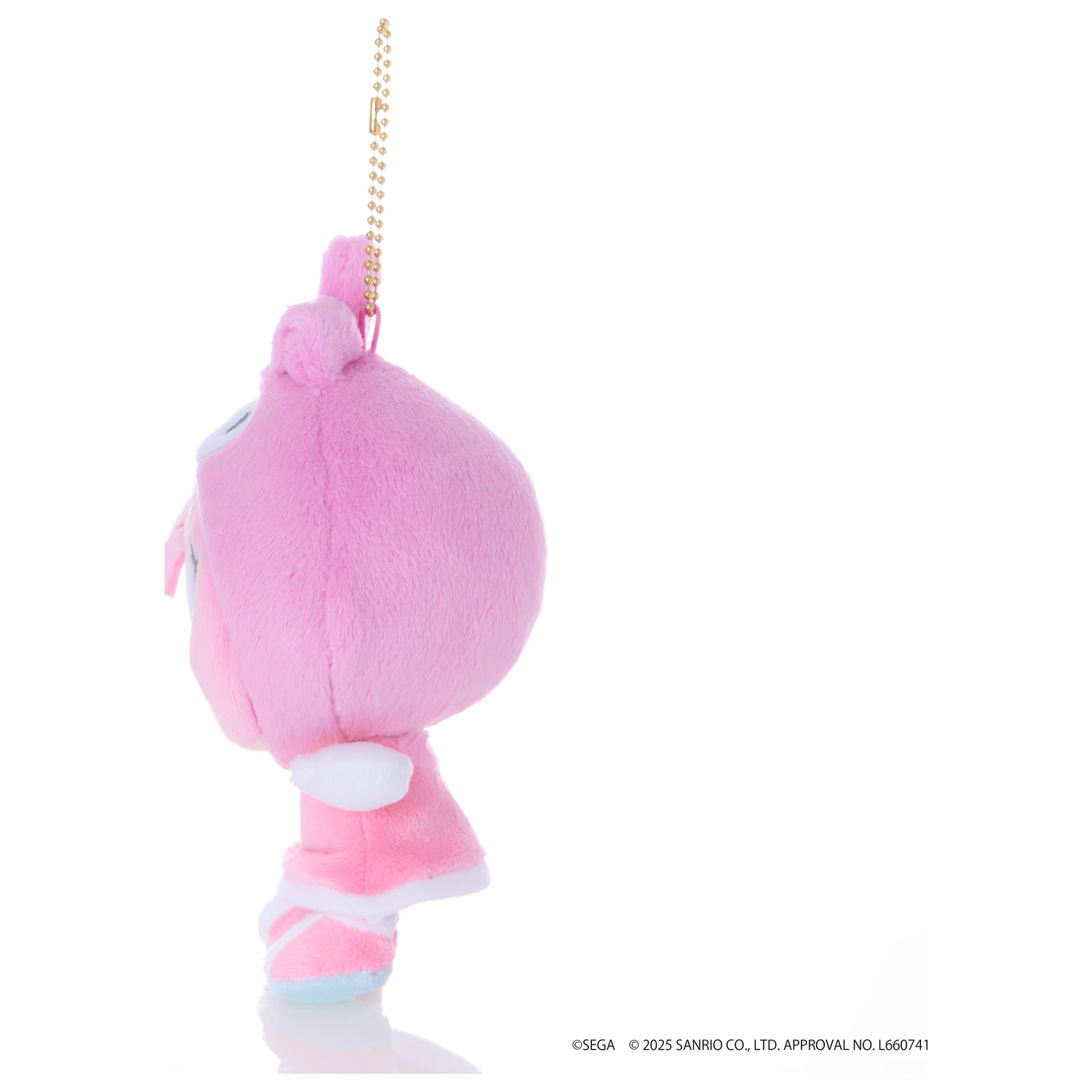 SONIC & FRIENDS x SANRIO Amy x My Melody maskot plyšák 8cm fotografii produktu
