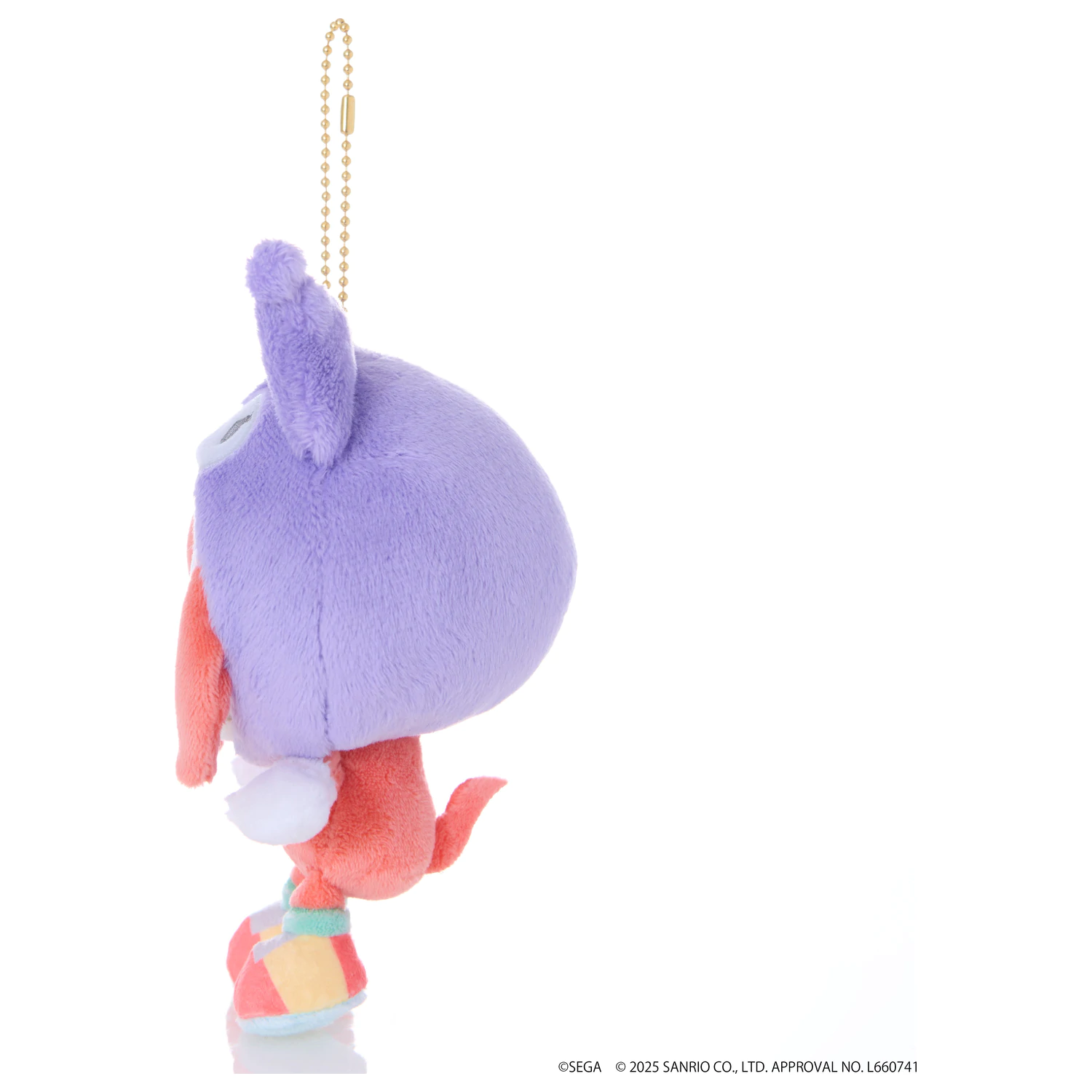 SONIC & FRIENDS X SANRIO Knuckles x Kuromi plyšový maskot 8 cm fotografii produktu