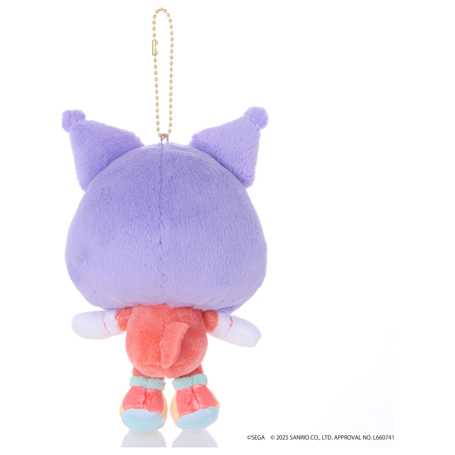 SONIC & FRIENDS X SANRIO Knuckles x Kuromi plyšový maskot 8 cm fotografii produktu