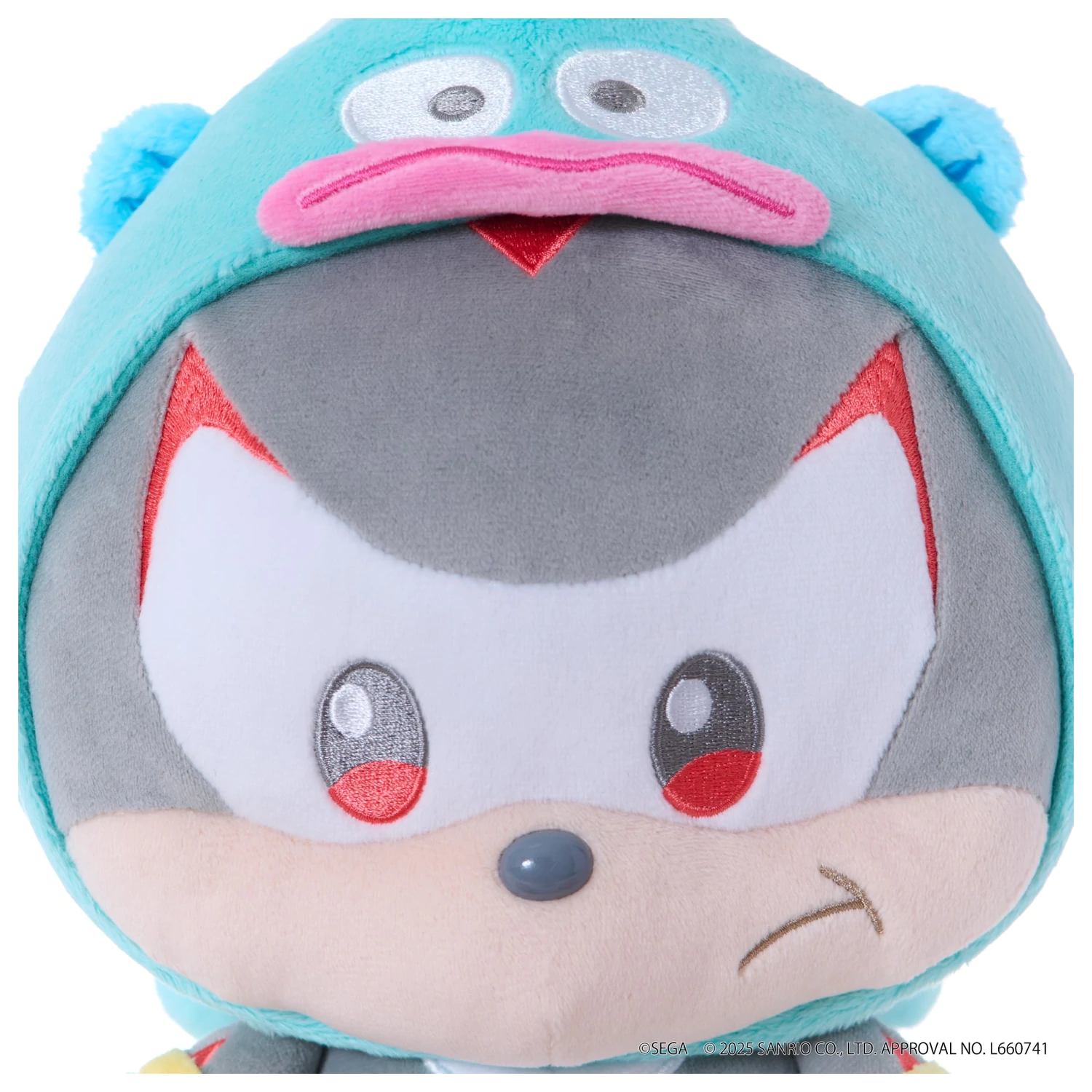 Sonic & Friends x Sanrio Shadow x Hangyodon plyšová hračka 24 cm fotografii produktu