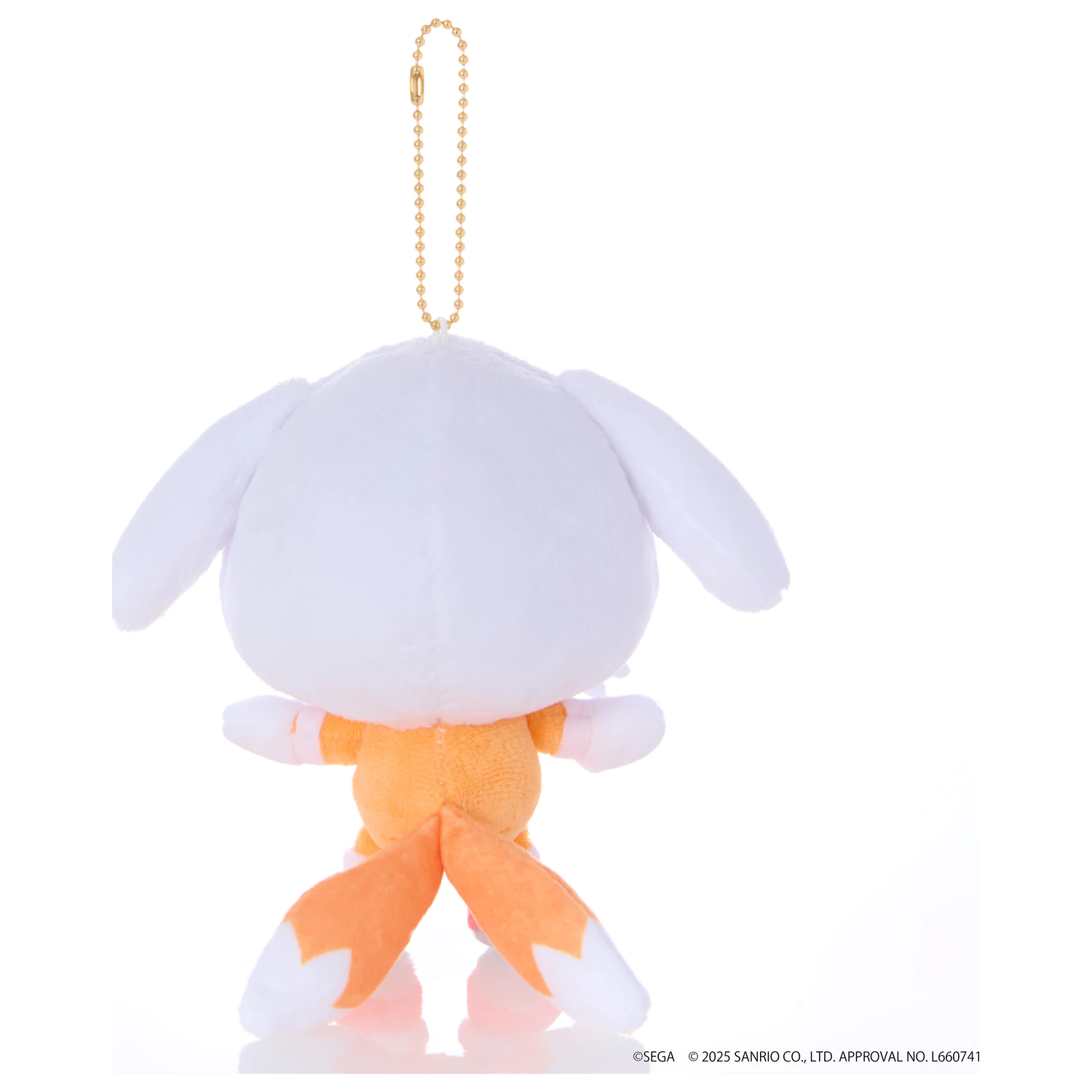 SONIC & FRIENDS x SANRIO Tails x Cinnamoroll Maskot Plyš 8 cm fotografii produktu