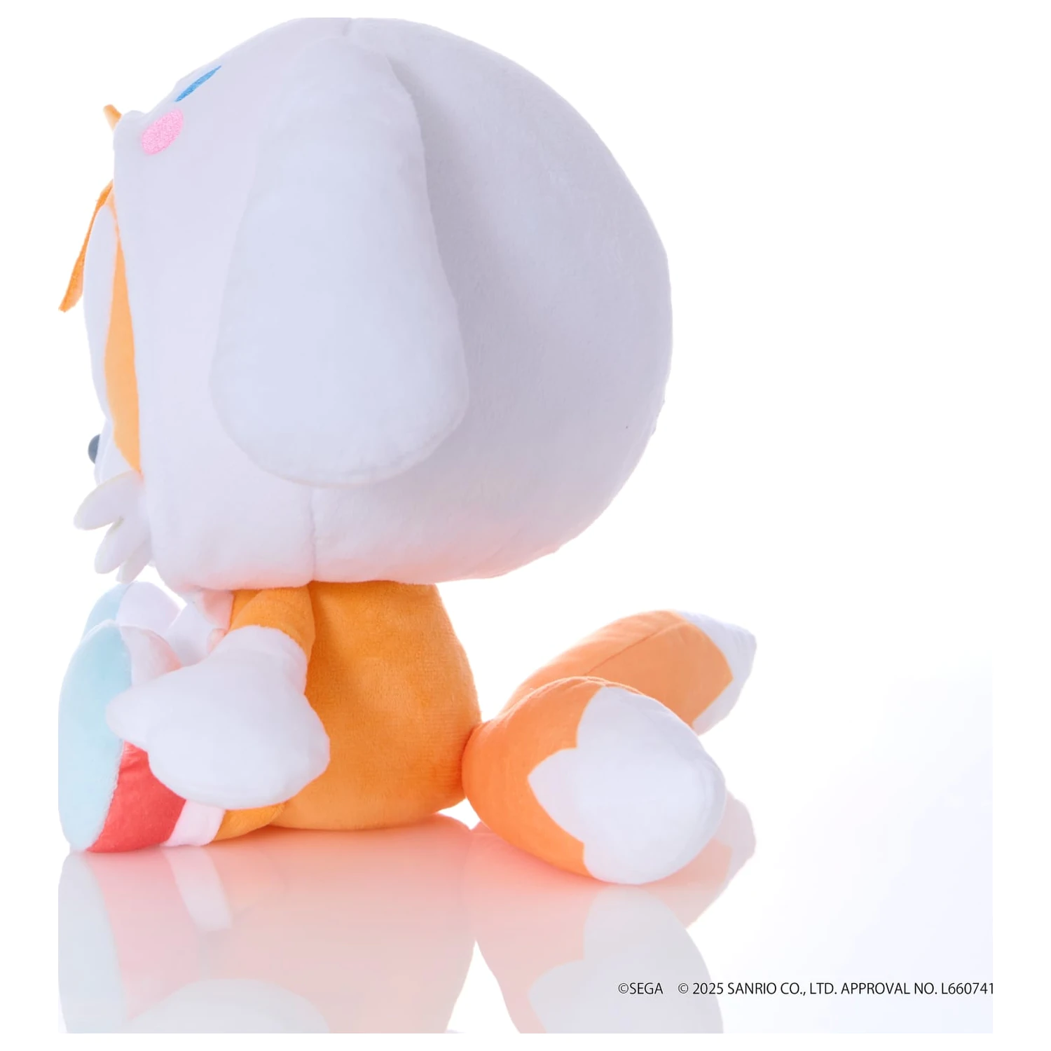Sonic & Friends x Sanrio Tails x Cinnamoroll plyšová hračka 24 cm fotografii produktu