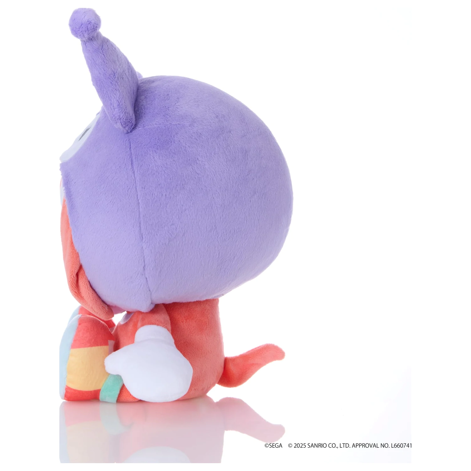 SONIC & FRIENDS X SANRIO Knuckles X Kuromi plyšová hračka 24cm fotografii produktu