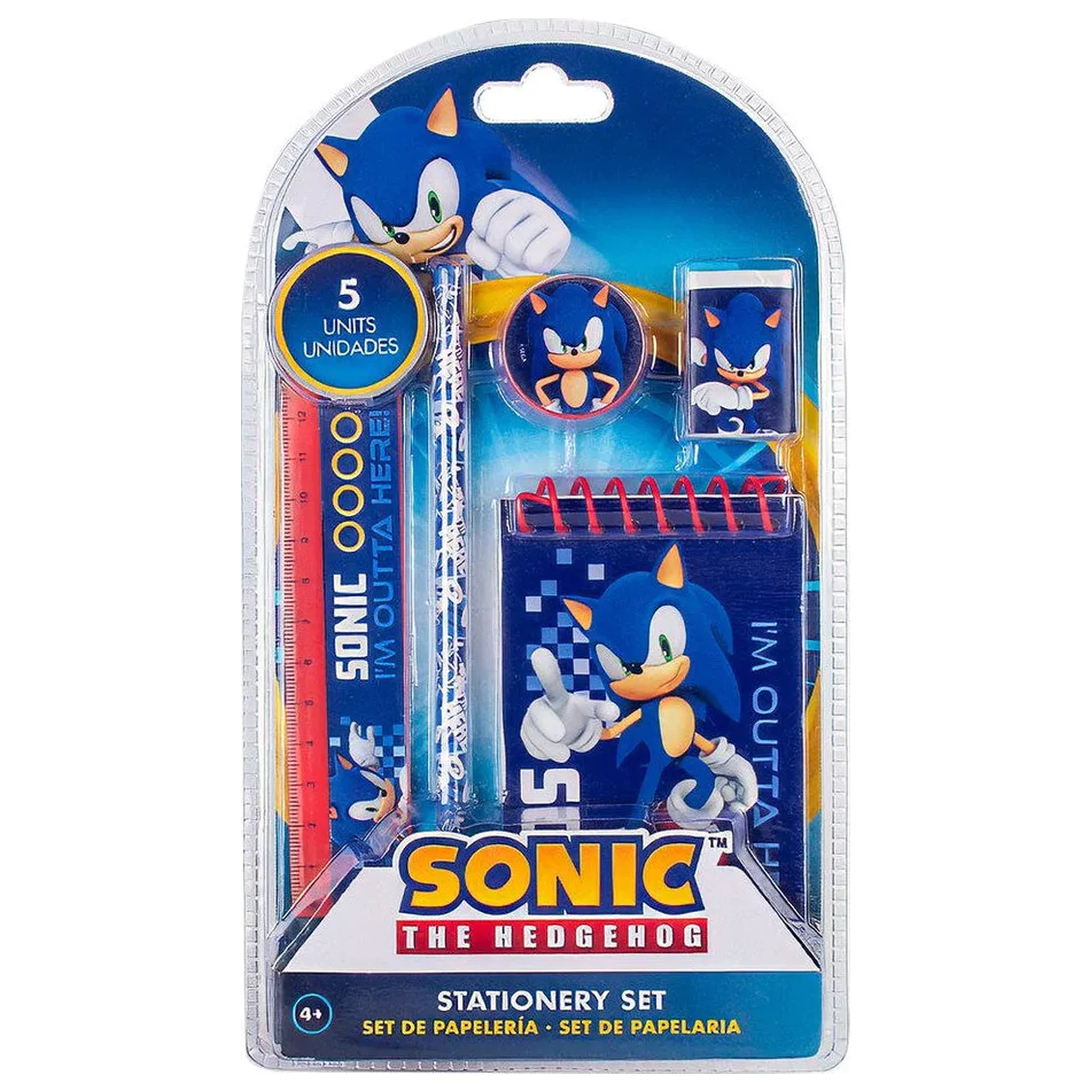 Sonic Outta Here papírnická sada 5 kusů fotografii produktu
