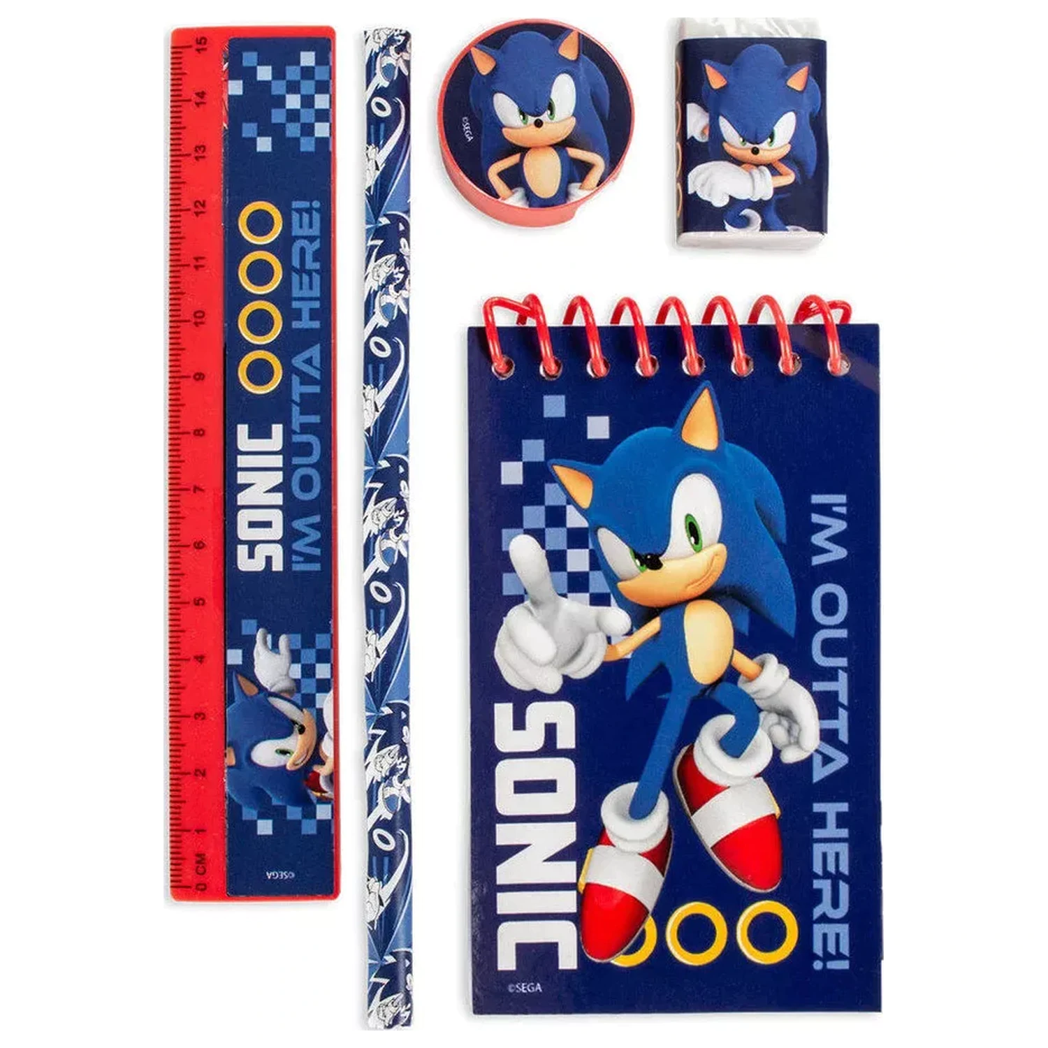 Sonic Outta Here papírnická sada 5 kusů fotografii produktu