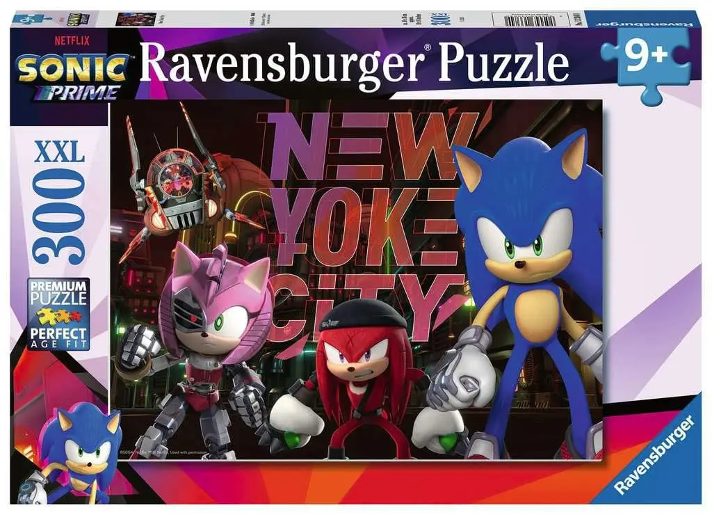 Sonic Prime Dětské Puzzle XXL New York City (300 dílků) fotografii produktu