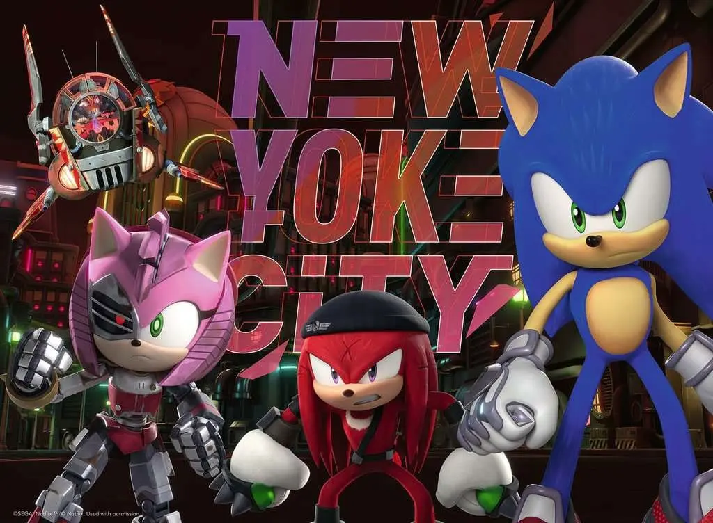 Sonic Prime Dětské Puzzle XXL New York City (300 dílků) fotografii produktu