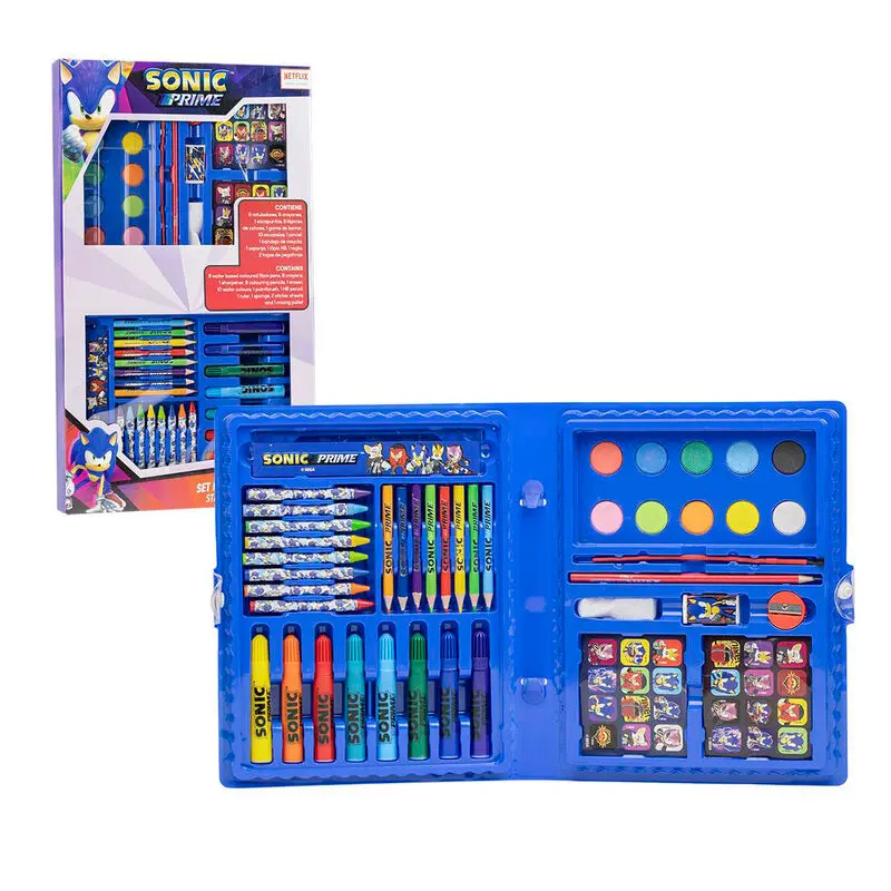 Sonic Prime Colouring psací a výtvarná sada fotografii produktu