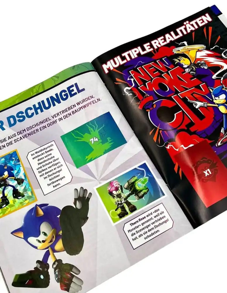 Sonic Prime album na samolepky *Německá verze* fotografii produktu