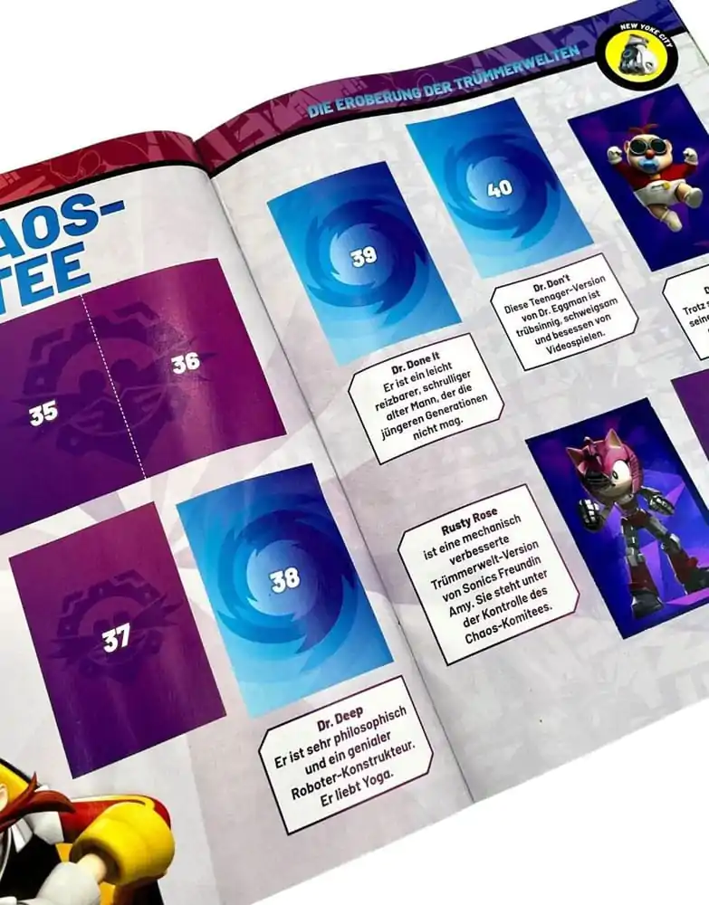 Sonic Prime album na samolepky *Německá verze* fotografii produktu