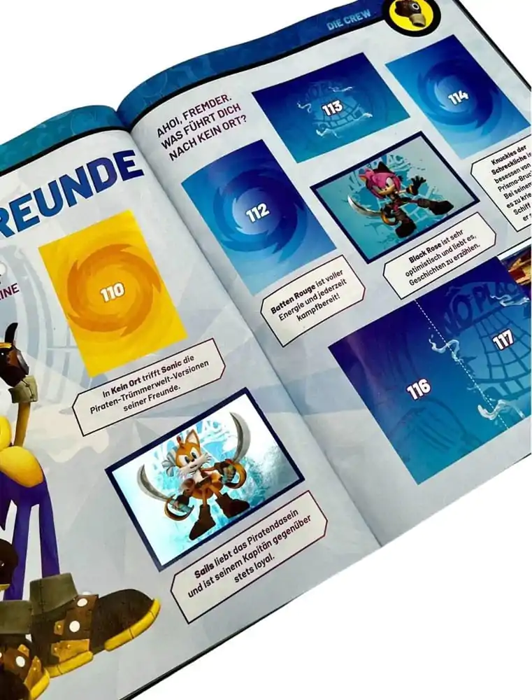Sonic Prime album na samolepky *Německá verze* fotografii produktu