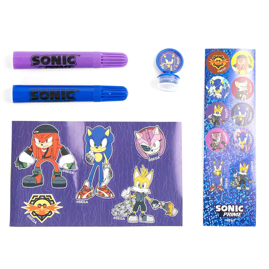 Sonic Prime sada psacích potřeb k vybarvování fotografii produktu